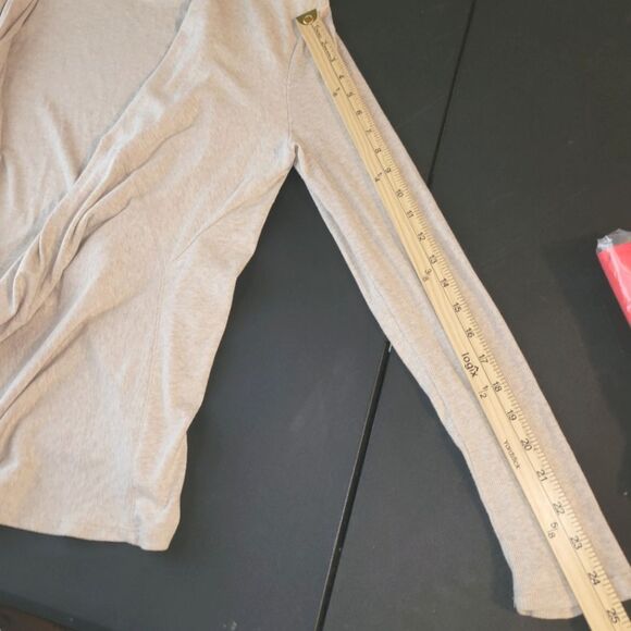 Talbots Modal Asymmetrical Open Cardigan Sweater XL - Picture 8 of 10